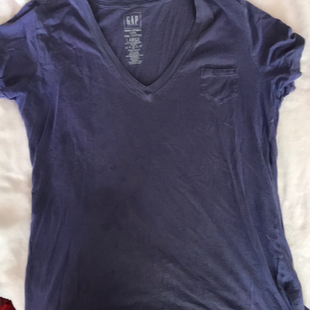 basic purple soft t shirt